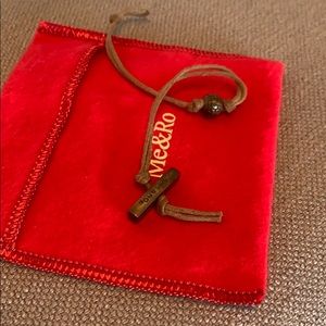 Me & ro leather + Sterling silver bracelet. Unworn